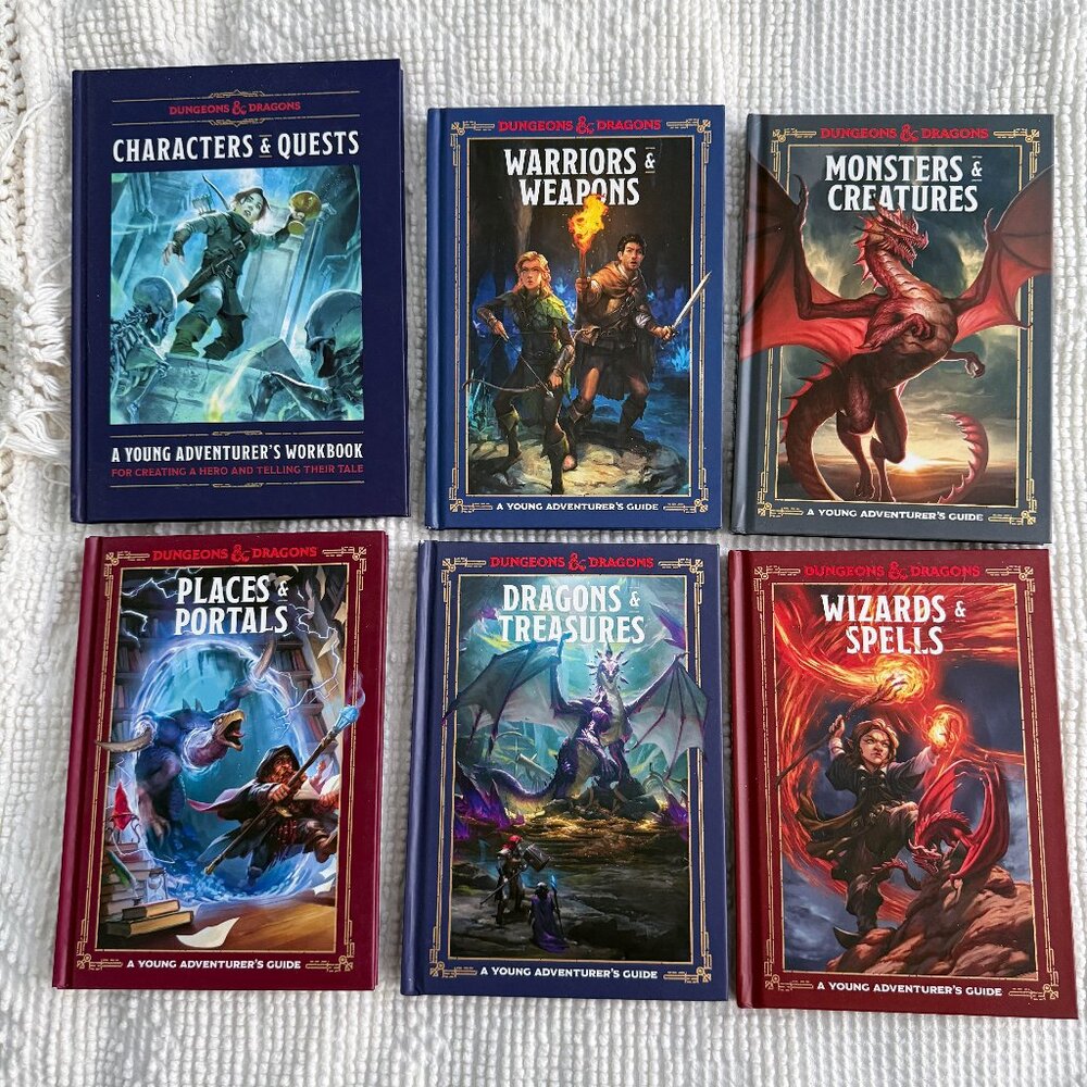 LOT - Dungeons & Dragons Young Adventurers Books - Dnd D&D Players Handbook